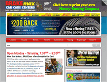 Tablet Screenshot of brakemax.com